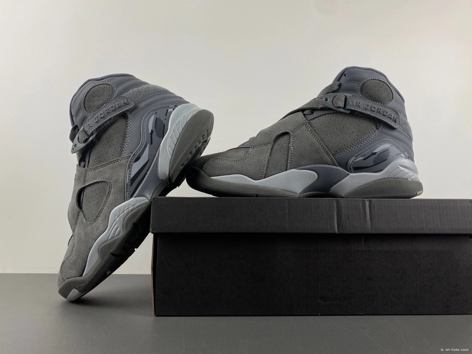 Cool Jordan 305381-014 Retro 8 - Grey Men's 1224